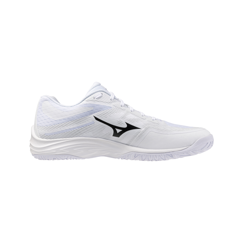 Zapatillas Mizuno Lightning Select Hombre Blanco/Negro — vista lateral interior