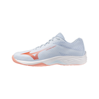 Zapatillas Mizuno Lightning Select Mujer Azul/Coral — vista lateral