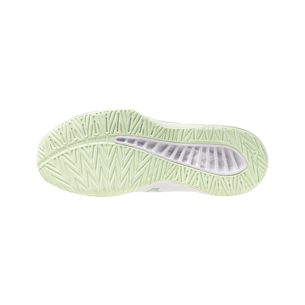 Zapatillas Mizuno Lightning Star Junior Blanco/Aqua — suela