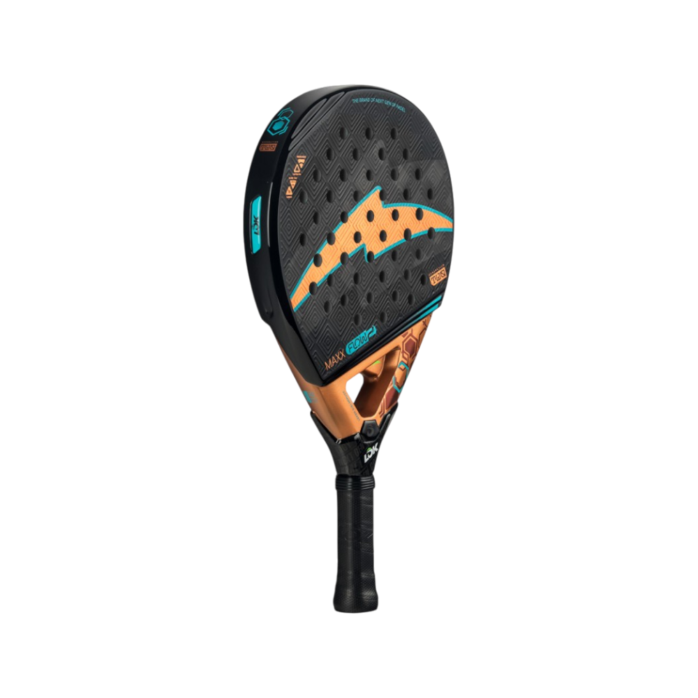 Pala de pádel Maxx Flow Gen 2, vista inclinada