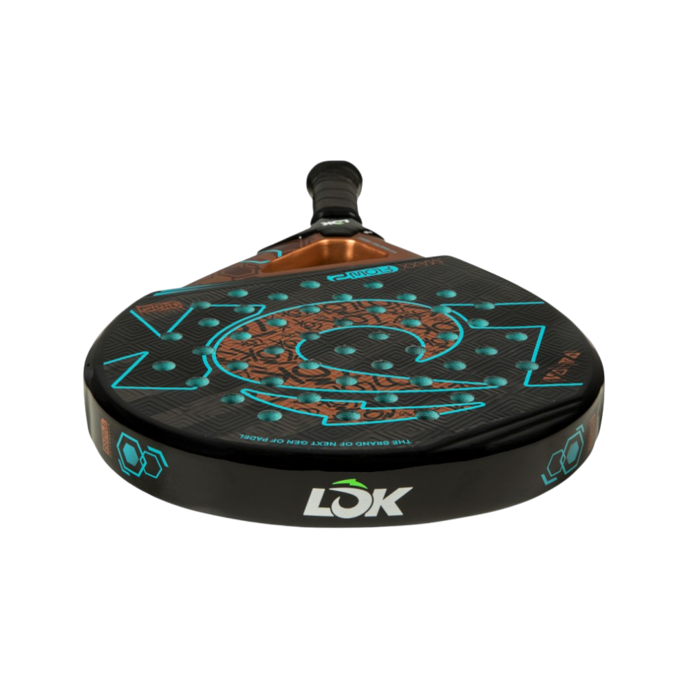 Pala de pádel Maxx Flow Gen 2, vista frontal de la cara