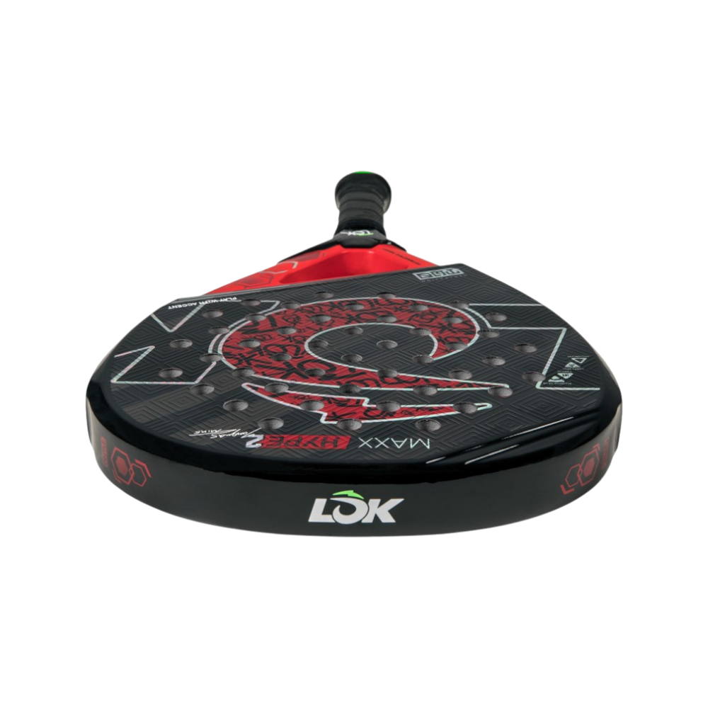 Pala de pádel Maxx Hype Gen 2, vista frontal de la cara