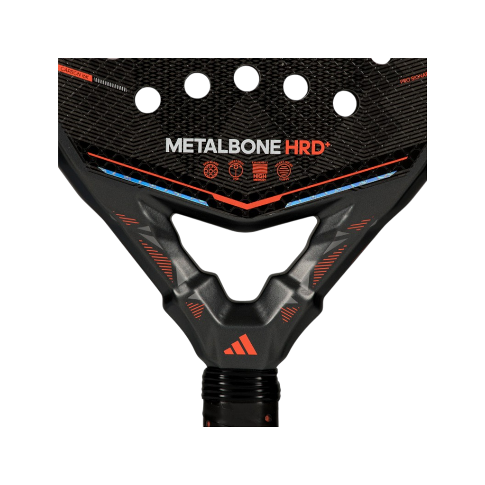 Pala de pádel Adidas Metalbone HRD+ 2026, detalle de la cara