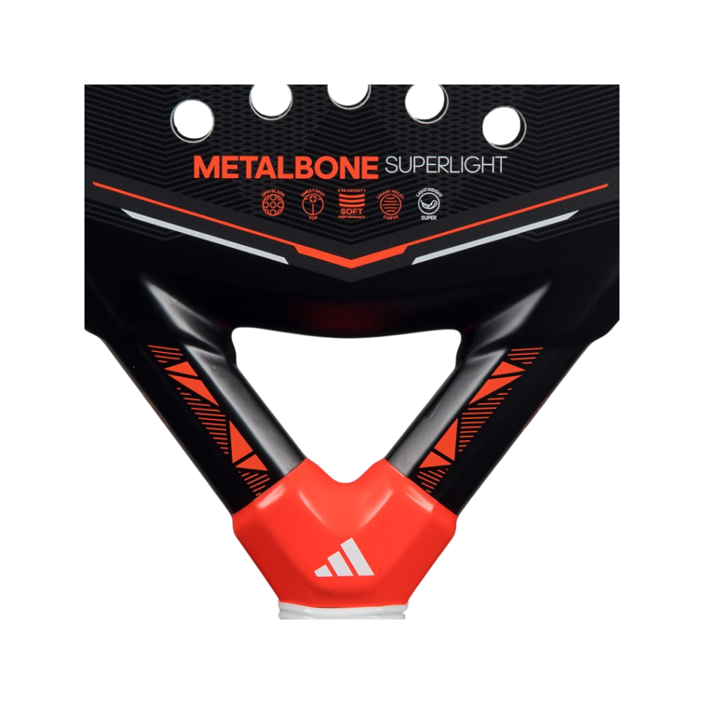 Pala de pádel Adidas Metalbone Superlight, detalle de la cara