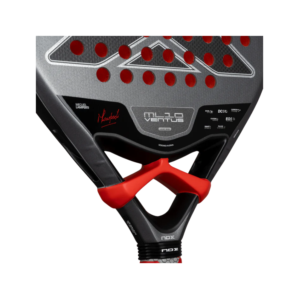 Pala de pádel Nox ML10 Ventus Control 3K by Miguel Lamperti, detalle de la cara