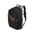 Mochila Bullpadel Hack 2026 negro y naranja, vista 2