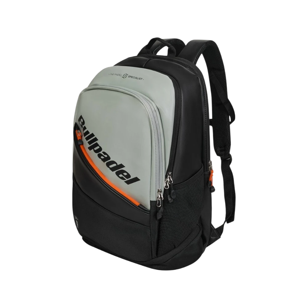 Mochila Bullpadel Hack 2026 gris y negro, vista 2
