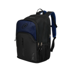 Mochila Bullpadel Vertex Geo 2026 negro y azul marino, vista 2