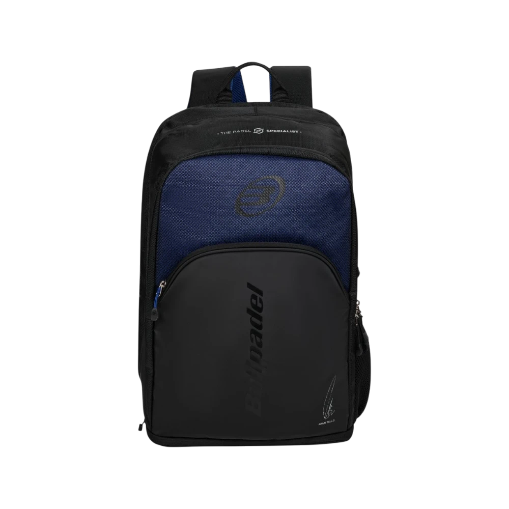 Mochila Bullpadel Vertex Geo 2026 negro y azul marino, vista principal