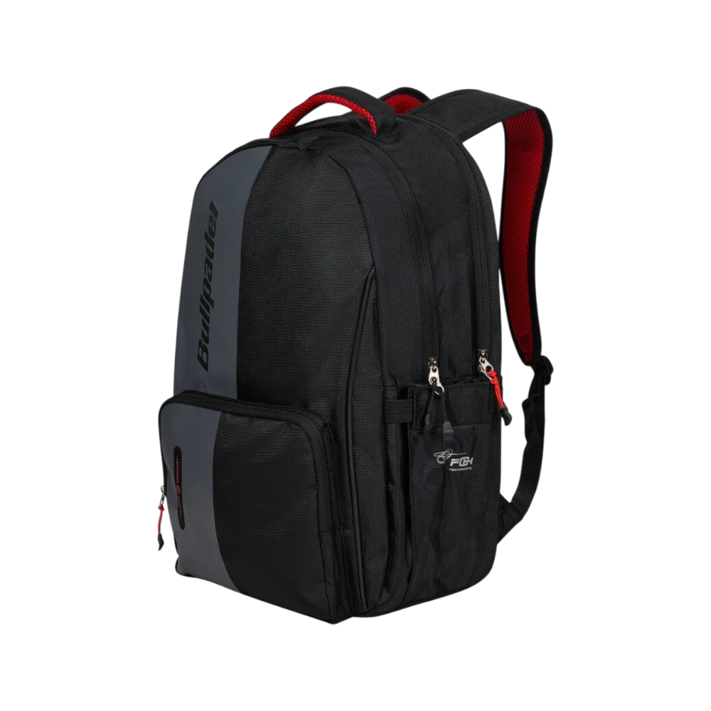 Mochila Bullpadel Neuron 2026 negro y gris, vista 2