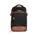 Mochila Nox Luxury Open Series negro y marrón, vista principal
