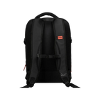 Mochila Nox Luxury Open Series negro y rojo, vista 3