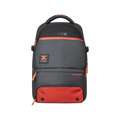 Mochila Nox Luxury Open Series negro y rojo, vista principal