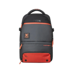 Mochila Nox Luxury Open Series negro y rojo, vista principal