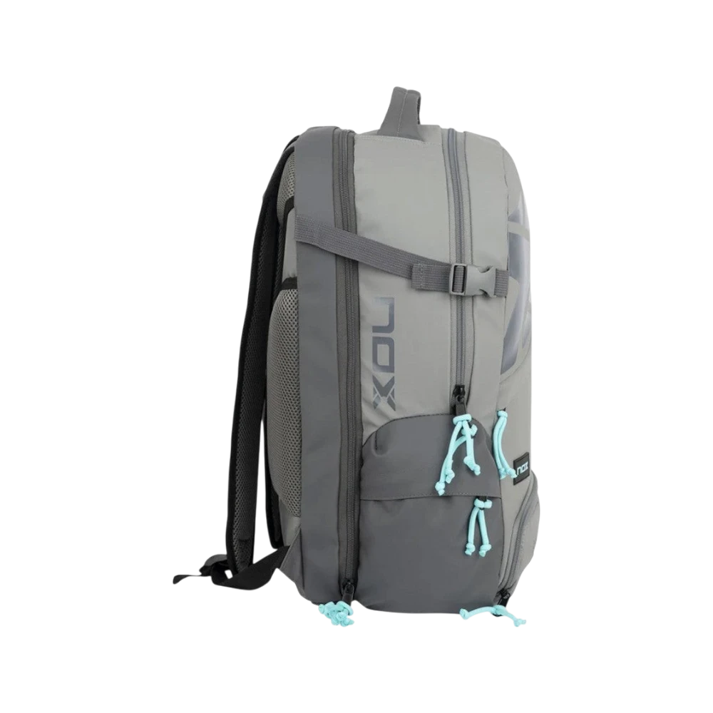 Mochila Nox ML10 Team Series gris y azul, vista 3