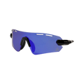 Gafas deportivas Eassun Marathon en negro brillo/azul revo