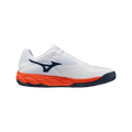 Zapatillas de pádel Mizuno Neo Ace CC de hombre en blanco/azul