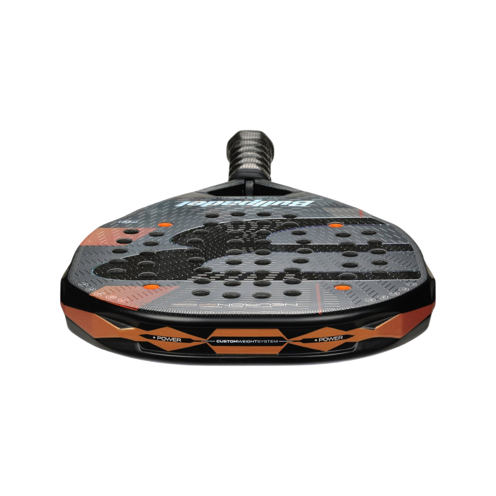 Pala de pádel Neuron 02 Edge, vista frontal de la cara