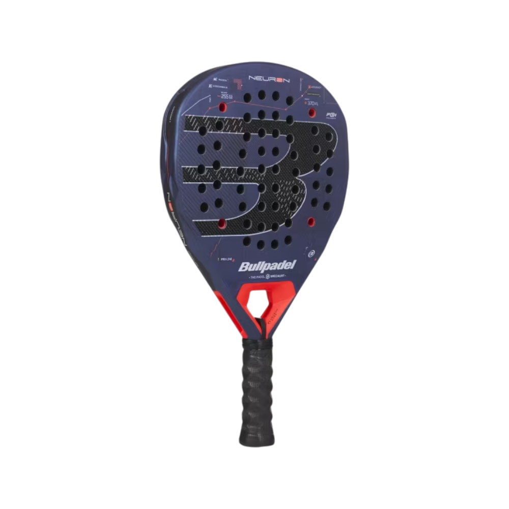 Pala Bullpadel Neuron 2027 Fede Chingotto — canto de la pala