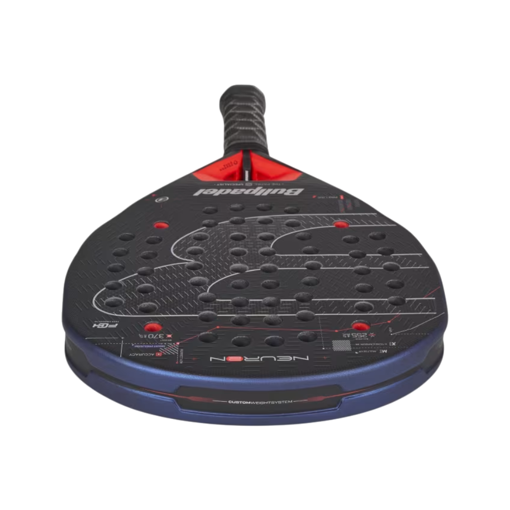 Pala Bullpadel Neuron 2027 Fede Chingotto — detalle del puño