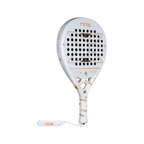 Pala de pádel Nox NextGen Pro Hybrid 12K NFA Series, vista inclinada