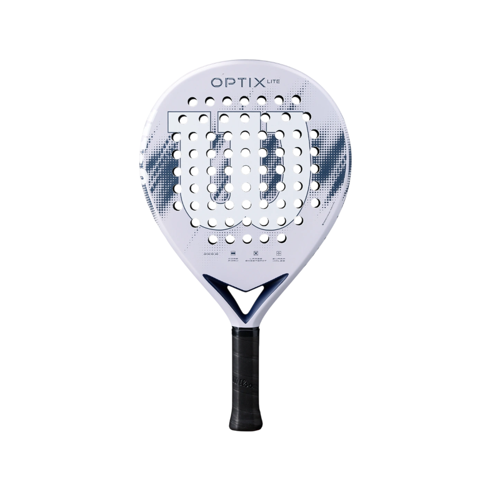 Pala Wilson Optix V2 Lite Lila 2026 — cara frontal