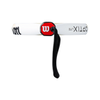 Pala Wilson Optix V2 Lite Blanca 2026 — detalle del protector y el cordón