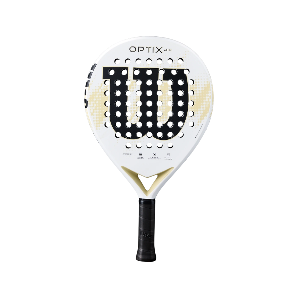 Pala Wilson Optix V2 Lite Blanca 2026 — cara frontal