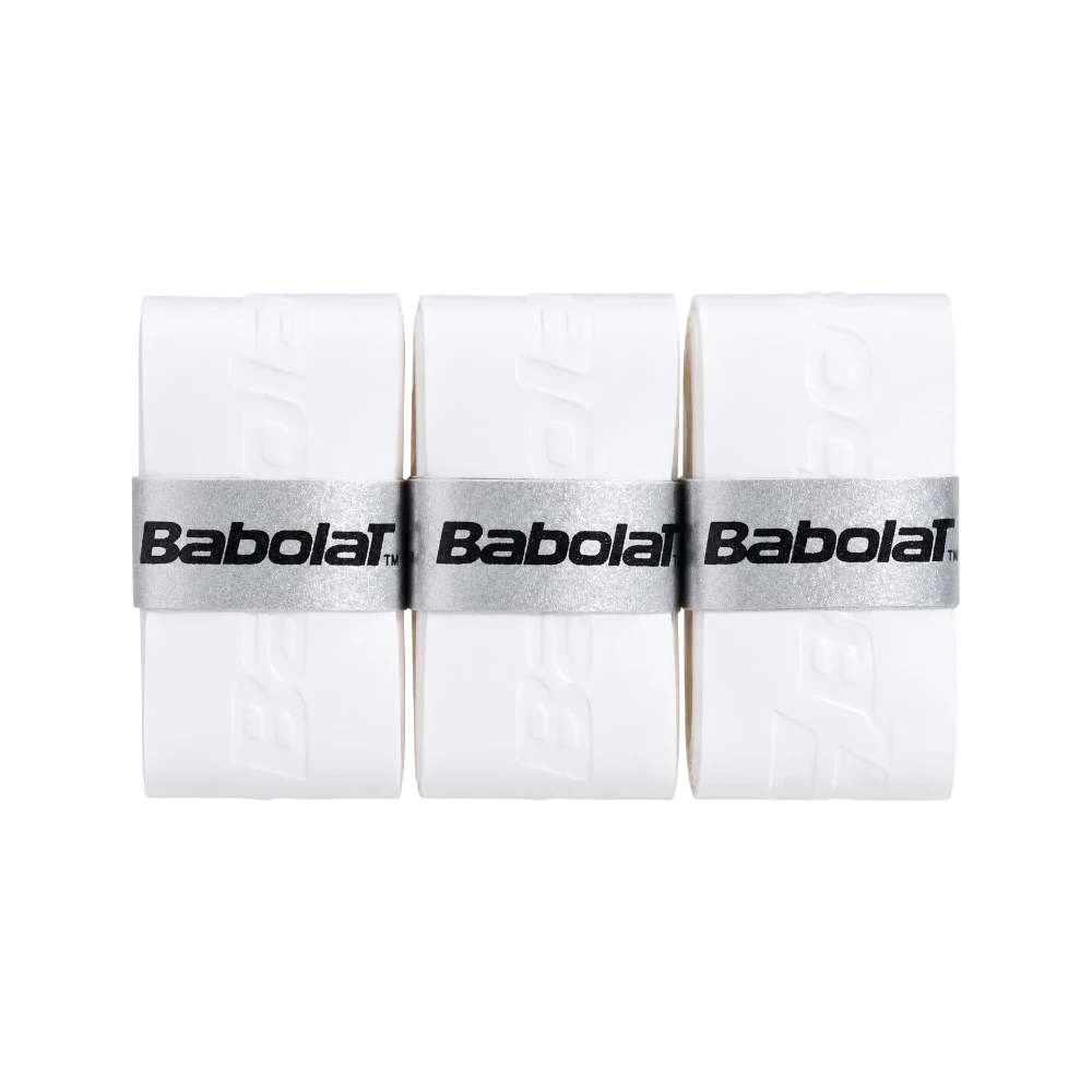 Overgrip Babolat Comfort Padel blanco detalle grip