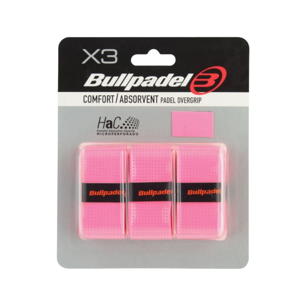 Overgrip Bullpadel GB-1201 Confort Absortion rosa flúor