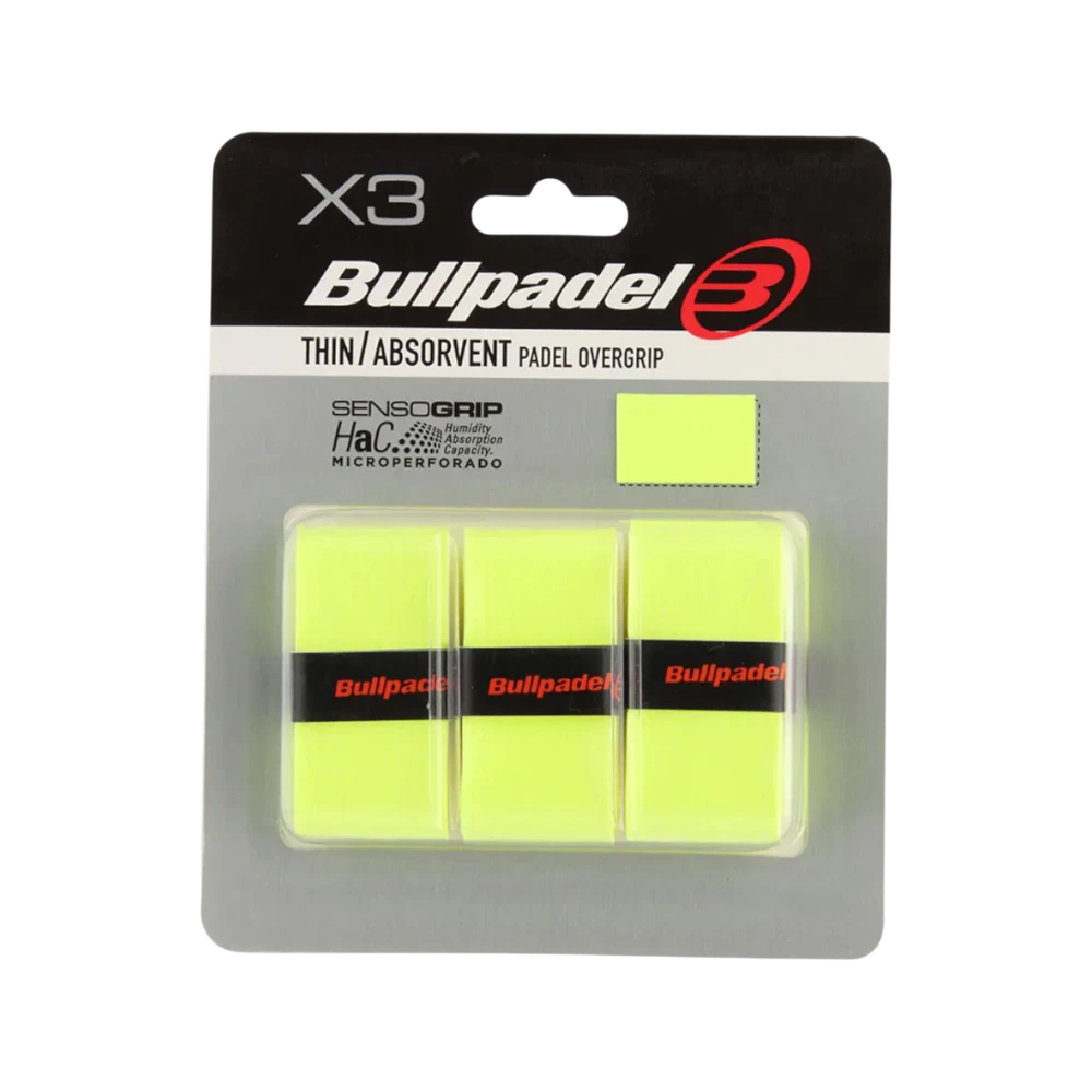 Overgrip Bullpadel GB-1705 Senso Absortion amarillo azufre flúor