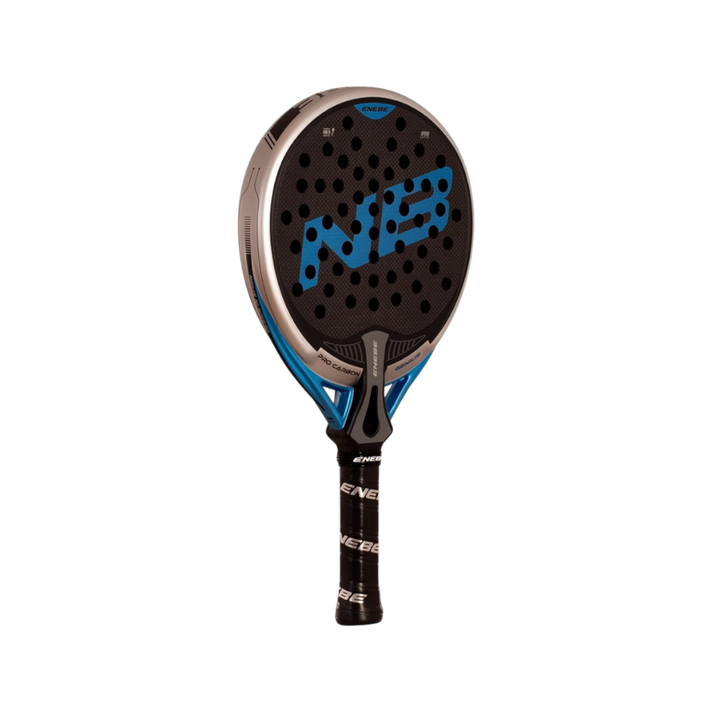 Pala Enebe Genius Blue — vista inclinada