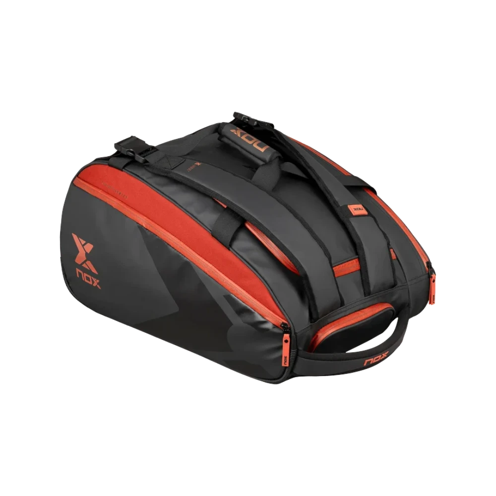 Paletero Nox Luxury Open Series negro y rojo, vista principal