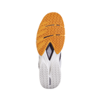 Zapatillas de pádel Babolat Premura 3 de hombre en crema/naranja, detalle de la suela