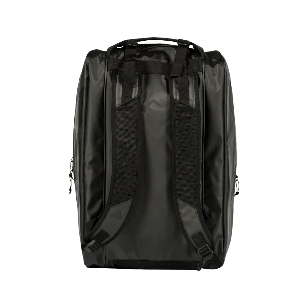 Paletero Adidas Multigame 2026 negro tonal, vista trasera