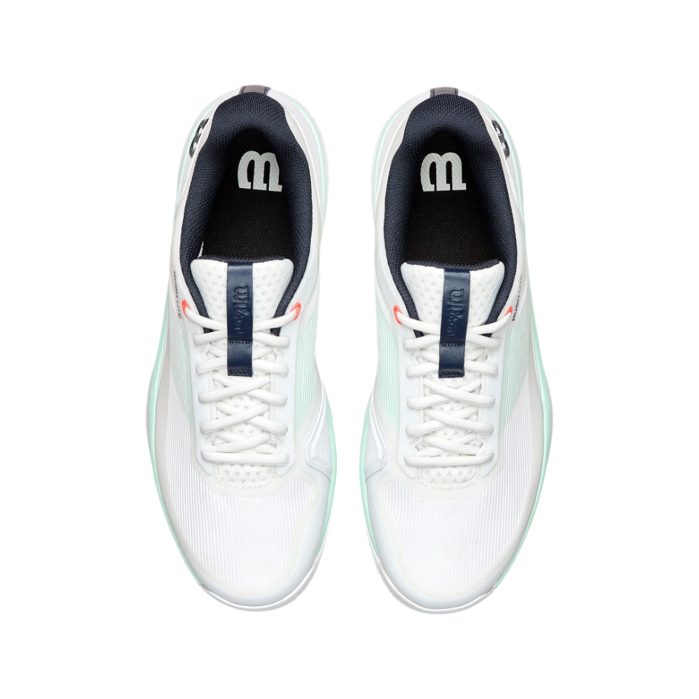 Zapatillas de Pádel Wilson Rush Lite 5 Hombre Blanco/Azul/Naranja — detalle