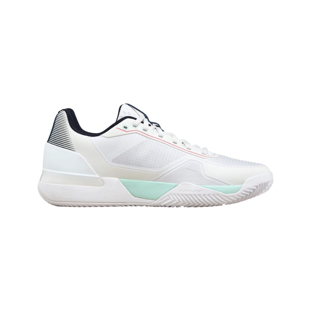 Zapatillas de Pádel Wilson Rush Tour 5 Clay Hombre Blanco/Azul — lateral interior