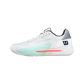 Zapatillas de Pádel Wilson Rush Tour 5 Clay Hombre Blanco/Azul — lateral exterior