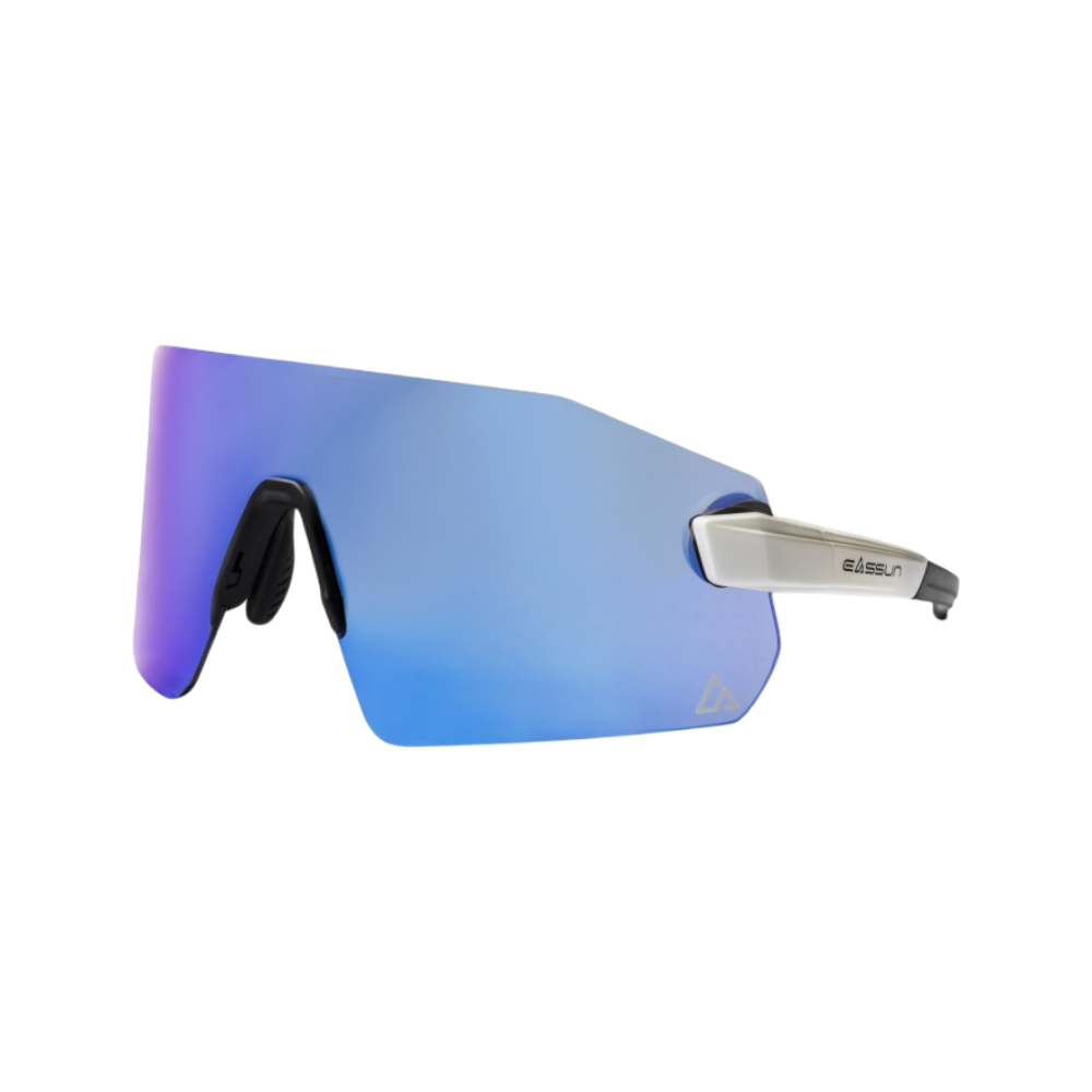 Gafas deportivas Eassun Shadow en blanco mate/azul revo