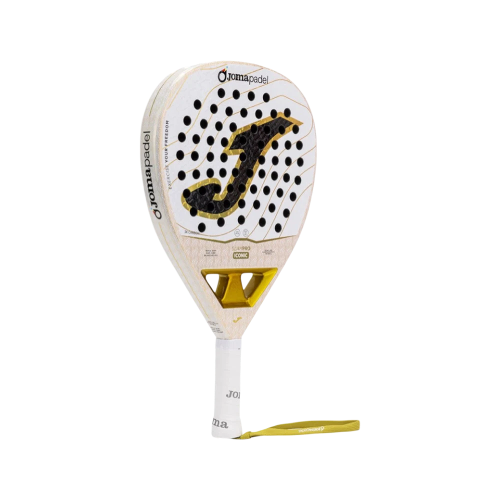 SLAM PRO ICONIC BLANCO ORO inclinado