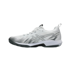 Zapatillas de pádel Asics Sonicsmash FF de hombre en blanco/gris, vista lateral interior
