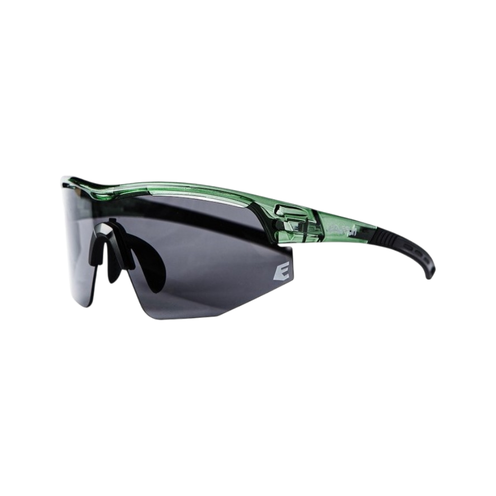 Gafas deportivas Eassun Sprint en verde transparente/humo