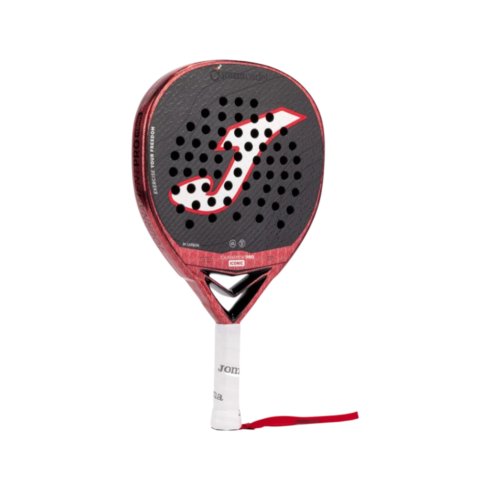 TOURNAMENT PRO ICONIC NEGRO ROJO inclinado