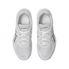 Zapatillas Asics Upcourt 6 GS Junior Blanco/Turquesa — vista superior