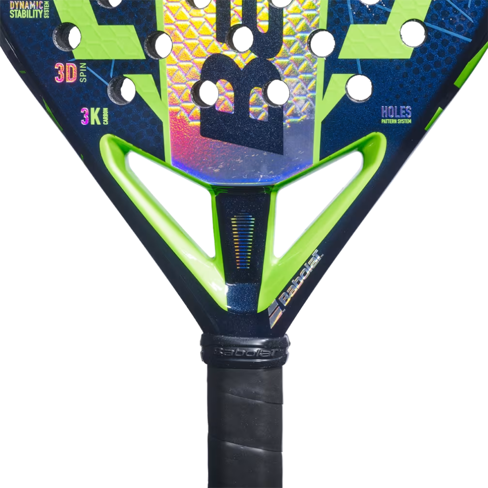 Pala Babolat Viper Juan Lebrón 3.0 FW — detalle del corazón