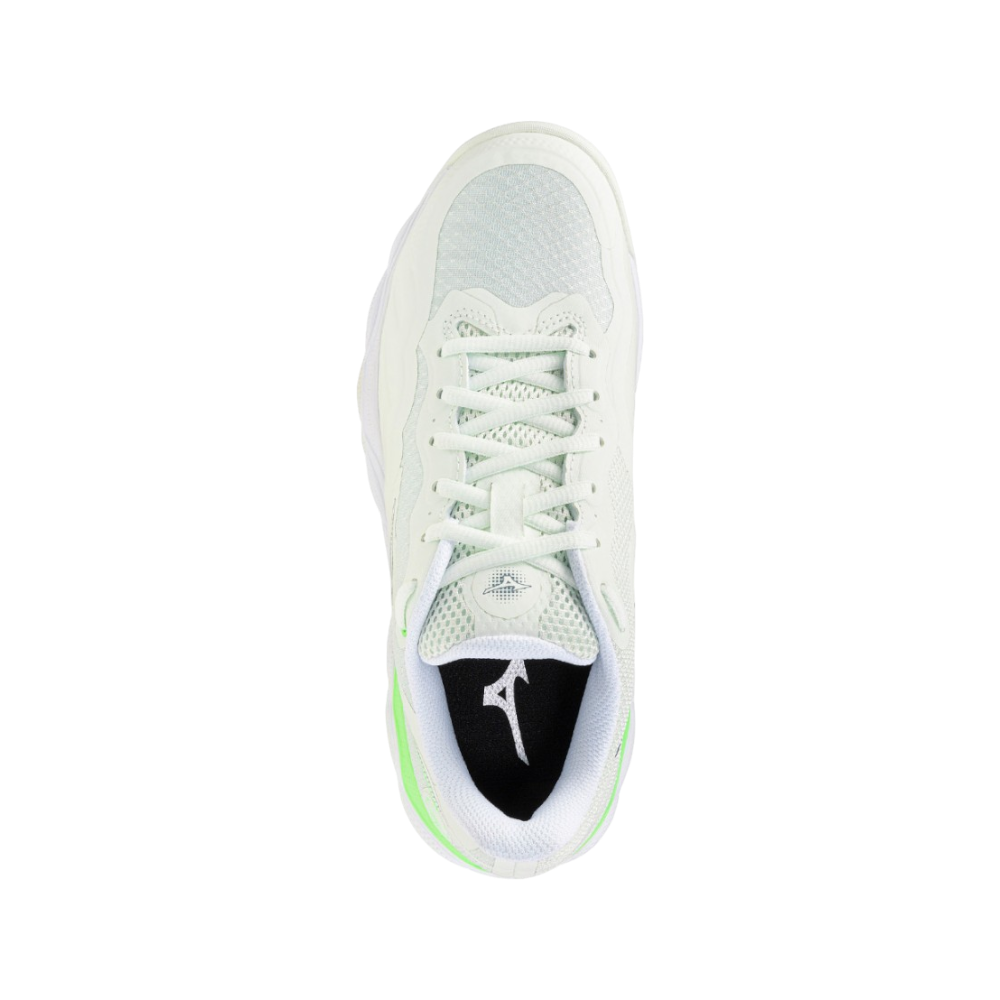 Zapatillas de Pádel Mizuno Wave Enforce Court Mujer Verde/Blanco — vista cenital