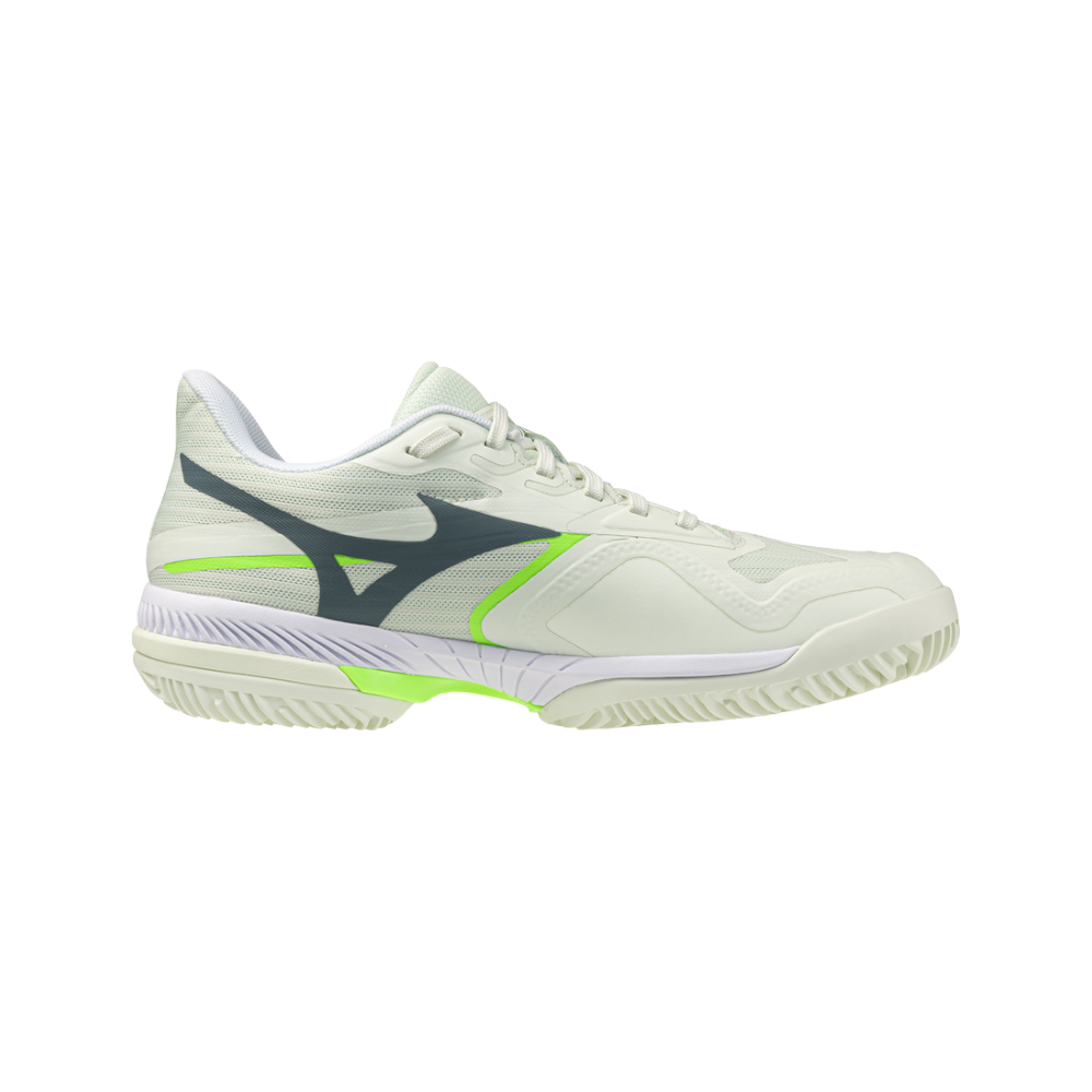 Zapatillas de Pádel Mizuno Wave Exceed Court Mujer Verde/Blanco — vista trasera
