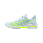 Zapatillas de Pádel Mizuno Wave Exceed Tour 7 Clay Mujer Azul/Amarillo — lateral exterior