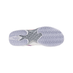 Zapatillas de pádel Mizuno Wave Exceed Tour 7 CC de mujer en blanco/rosa/naranja, detalle de la suela
