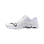 Zapatillas Mizuno Wave Lightning Pro Hombre Blanco/Negro — vista lateral